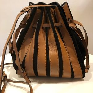 ZARA small shoulder bag brown and black